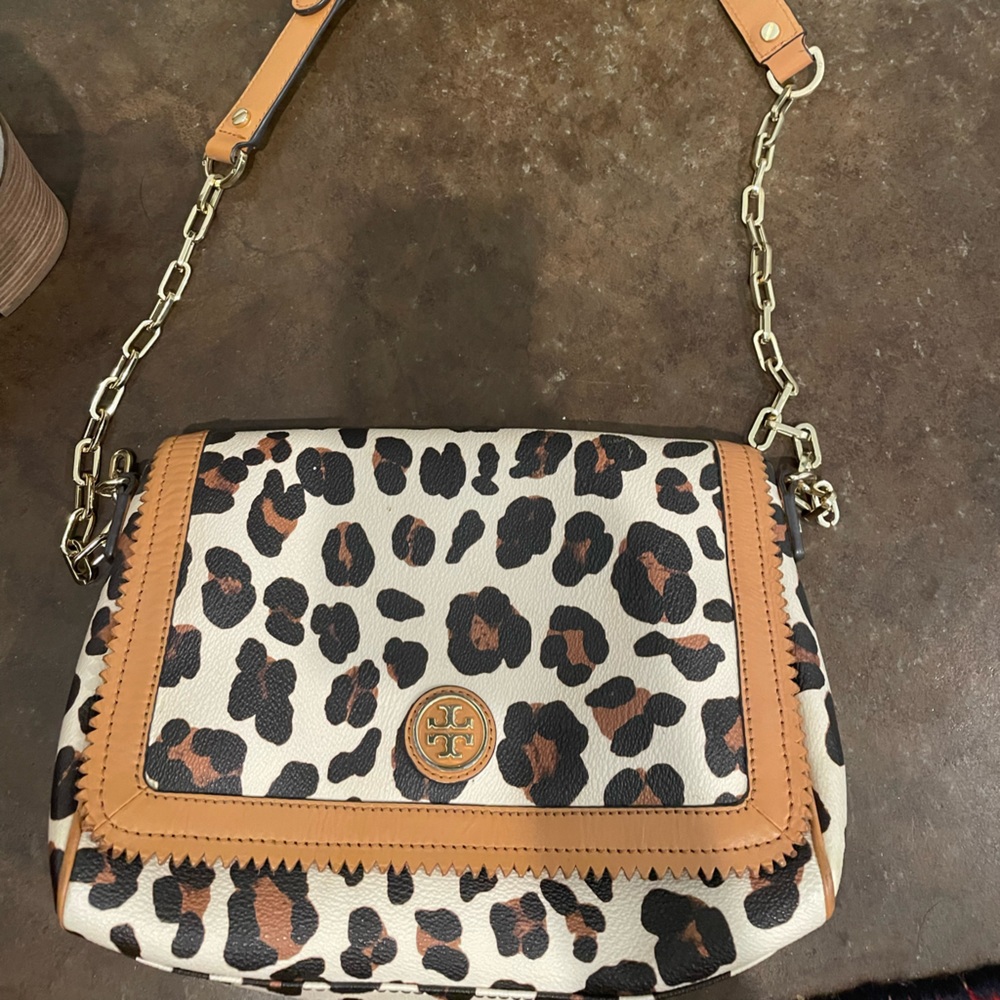 Tory Burch leopard crossbody